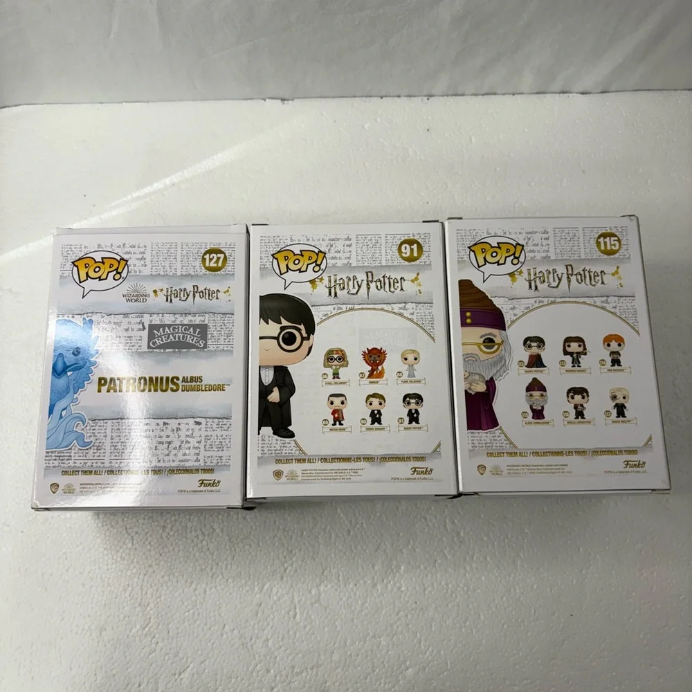 Lot of 3 Funko pop! Harry Potter, Dumbledore, patronus 127 115 91 - Picture 2 of 6